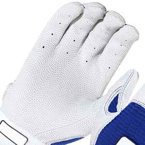 Guantes de bateo de cricket personalizables de alta calidad Transpirable Ambidiestro Derecha/Izquierda Diseño de tamaño a todo color Hecho de cuero OEM - Product Image 6