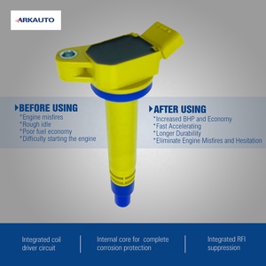 Bobina de Encendido de Alto Rendimiento ARKAUTO 90919-02256 9091902250 UF507 para TOYOTA <span class=keywords><strong>LEXUS</strong></span> 1AR 2AR 1UR 2UR 3UR 1GR 2GR 4GR 5GR 6GR L4 <span class=keywords><strong>V6</strong></span> V8 - Product Image 3