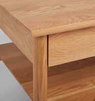 Table basse ronde en bois de couleur noyer moderne du milieu du siècle pour la maison et l'hôtel Meubles de maison
