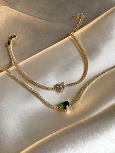 Pulsera inicial para mujer, cadena de oro personalizada, joyería personalizada - Product Image 2