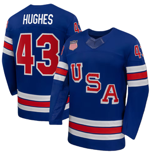 Maillots de hockey OEM 2026 pour hommes, respirants, à manches courtes, imprimés par transfert thermique, sublimés sur mesure avec logo personnalisé - Product Image 3