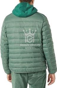 Chaqueta acolchada ligera hecha a medida 2025 para hombre, abrigo informal impermeable de lona de alta calidad, empaquetado, comodidad personalizada - Product Image 3