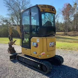 CAT Mini (jusqu'à 12,000 lbs) Excavatrices Machines de construction avec moteur PLC Mini Track Digger - Product Image 4