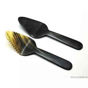 Nouveaux ustensiles de cuisine exquis en corne de buffle, cuillère à caviar personnalisée faite à la main pour servir en cuisine, pour cadeaux, cuillère en corne de bœuf sans danger pour les aliments - Product Image 6