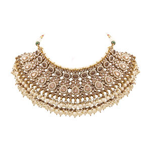 Delicate Oval Grace <b>Wedding</b> Collection Choker Necklaces <b>Set</b> - Product Image 4