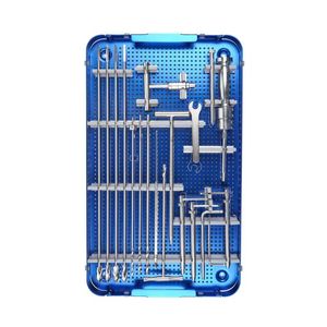 Ensemble d'instruments orthopédiques de chirurgie de la colonne vertébrale cervicale OEM de meilleure qualité instruments chirurgicaux par le kit s de chirurgie de la colonne vertébrale des industries tétra - Product Image 4