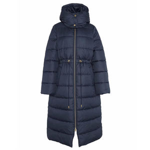 Abrigo largo acolchado personalizado de Invierno para mujer de alta calidad 2025, venta al por mayor, abrigo largo acolchado con logotipo bordado personalizado para mujer - Product Image 4