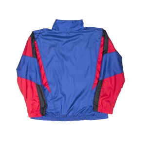 เสื้อแจ็คเก็ตทีมฟุตบอลสำหรับผู้ชายเสื้อกันลมปิดซิปตั้งสไตล์วินเทจปรับแต่งได้สำหรับฤดูใบไม้ผลิ - Product Image 2