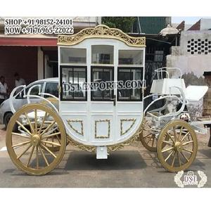 Carruaje Maharaja Horse Baggi Rath para un Paseo de Lujo, Tradicional, Tirado por Caballos, de los Mejores Fabricantes de Carruajes, Color Personalizado Real, Metal y Madera - Product Image 1