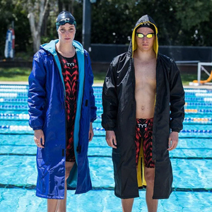 2025 logotipo personalizado manga larga bata cambiante bata de secado impermeable surf Poncho abrigo playa natación Parka seco cambio bata costo - Product Image 3