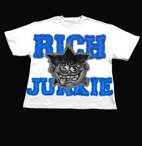 Camiseta recortada de gran tamaño de algodón pesado personalizada para hombre, hombro caído, cuello redondo, ajuste cuadrado, parche bordado con apliques, longitud corta - Product Image 4