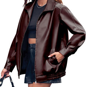 Chaquetas de mujer 2025 moda nueva llegada chaqueta de cuero Bomber Mujer suave cómodo ligero Premium genuino - Product Image 1
