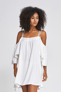 Robe de mode pour femmes, robe unie pour femmes - Product Image 4