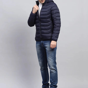 New Winter Season High Quality <b>Nylon</b> Man Puffer Jackets Design Your Own Hooded Puffer Jacket, Winter Jacket With Your Design Men - Product Image 2