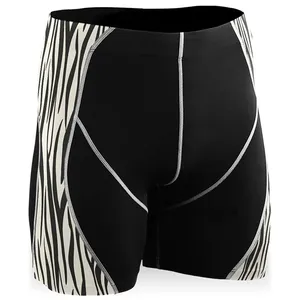 Pantalones cortos de compresión Ropa interior de secado rápido para hombres Spandex Pantalones cortos para correr Entrenamiento atlético para hombres