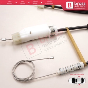 Kit de Reparación de Elevalunas Trasero Izquierdo o Derecho BWR5026 para A5 Sportback 8TA 8T8 2008-2017 8T8839461 8T8839462 - Product Image 6