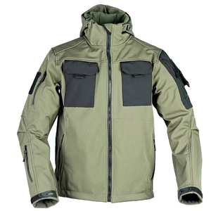 Al aire libre para hombre chaqueta Softshell térmico a prueba de viento impermeable transpirable polar senderismo montaña invierno trekking abrigo deportivo - Product Image 1