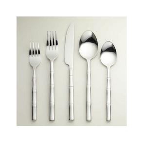 Silver <b>Cutlery</b> Set Stainless Steel Flatware Set with knot handle Tableware Dinnerware Set <b>Vintage</b> <b>Cutlery</b> For Hotel - Product Image 1