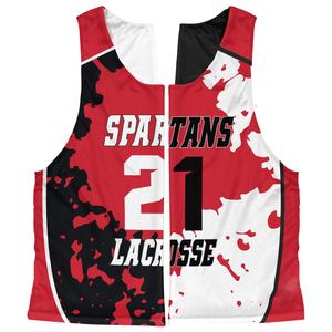 OEM conception personnalisée sublimé réversible Lacrosse Pinnies 100% polyester respirant adulte/jeune Pinnies personnalisé Lacrosse uniformes - Product Image 5