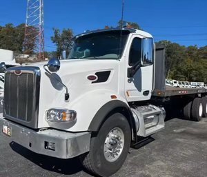 รถบรรทุกพื้นเรียบมือสองปี 2021 สำหรับ Peterbilt S567 ทนทาน พร้อมเกียร์ธรรมดา พร้อมส่งออกทั่วโลก - Product Image 2