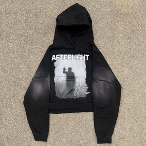 เสื้อฮู้ดแบบสวมหัวมีฮู้ดโอเวอร์ไซส์ผ้าคอตตอน100% ขนาดใหญ่พิเศษของผู้ชายกำหนดเองลายปักโลโก้แบบเรียบๆ500gsm - Product Image 6