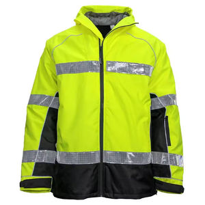 Chaquetas reflectante de algodón de manga larga para hombre, ropa de trabajo de invierno de alta visibilidad, impermeable, seguridad industrial y de construcción - Product Image 6