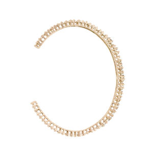 เหลี่ยมเพชร14Kt ทองข้อมือสร้อยข้อมือกำไลข้อมือที่ทำด้วยมือผู้หญิงพรรคสวมใส่เครื่องประดับขายส่ง - Product Image 1