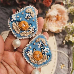 Pendientes de cuentas para mujer, pendientes de cuentas Durga, pendientes de cuentas para mujer, joyería festiva para fiestas al mejor precio, pendientes de cuentas - Product Image 3