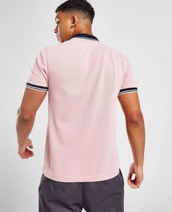 Polo pour hommes en vrac à la mode personnalisé polo en coton à manches courtes de couleur unie polo brodé de haute qualité - Product Image 2
