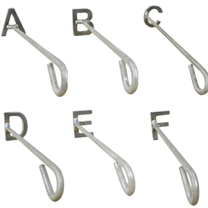 Ensemble d'alambiques alphabétiques A-Z de haute qualité en acier inoxydable pour l'identification du bétail, du cuir et du bois, taille personnalisable - Product Image 1