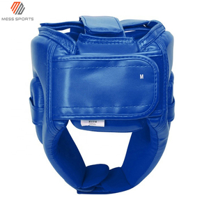 New Wholesale Custom Leather Boxing <b>Head</b> Guard High Quality Protective <b>Training</b> Fight Headgear - Product Image 5