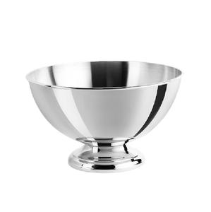 Elegante Copa Redonda para Champán de Metal con Base, Copa para Vino con Acabado Plateado, Copa para Almacenamiento de Cócteles para Bares, Hoteles y Fiestas - Product Image 4