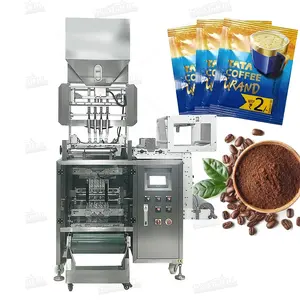 Samfull automatico multi corsia 4 lato sigillante bustina macchina per il riempimento di caffè istantaneo 4 corsie macchina per il confezionamento di polvere di caffè