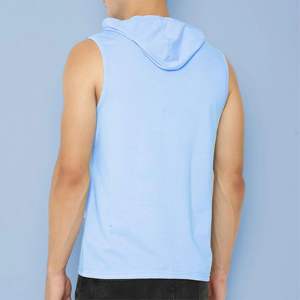 Camiseta sin mangas de gimnasio de moda para hombre, tela que absorbe la humedad y de secado rápido, perfecta para uso activo y entrenamiento - Product Image 3