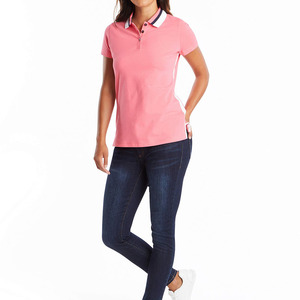 Meilleur Prix Respirant Bonne Qualité Dernière Conception Multi Couleur Plus Size Polos à la mode pour femmes avec logo personnalisé et taille - Product Image 2