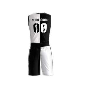 Conjunto de camiseta de baloncesto de doble cara reversible Uniforme deportivo transpirable de talla grande hecho a medida en Pakistán para equipos - Product Image 3