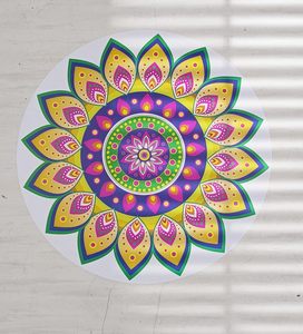 Indian Diwali Decorations Self-Adhesive Rangoli Floor Sticker Eco-Friendly Vinyl for Home Entrance <b>Wall</b> <b>Table</b> Decor Return Gift - Product Image 6