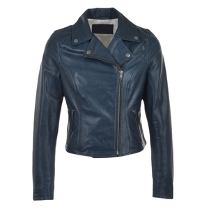 La mejor llegada de las mujeres de moda chaquetas de cuero genuino para la ropa de invierno de manga larga chaquetas de cuero en blanco para las mujeres - Product Image 6