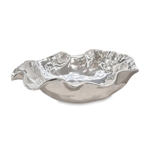 Bol de service élégant en métal de créateur Bol fini argenté pour la maison Hôtels Restaurants Vaisselle Bols d'utilisation à des prix raisonnables - Product Image 6