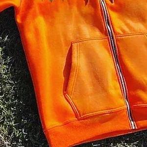 เสื้อฮู้ดซิปเต็มตัวสำหรับผู้ชายเสื้อฮู้ดแขนยาวผ้าฟลีซนุ่มคลาสสิก - Product Image 5