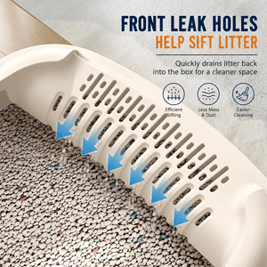 Poland Stock Open Top <b>Cat</b> <b>Litter</b> Box with Anti-Tracking Step High Sided Pet Toilet Tray EU Dropshipping - Product Image 5