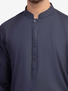 Salwar Kameez pour hommes pakistanais, robe traditionnelle élégante pour mariage, Eid, Jumma, tenue de bureau décontractée - Product Image 3