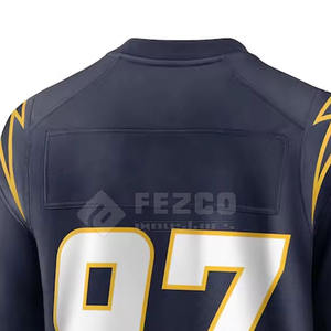 ชุดยูนิฟอร์มอเมริกันฟุตบอลผู้ชาย 100% โพลีเอสเตอร์ แขนสั้น ระบายอากาศได้ดี สวมใส่ง่าย - Product Image 6