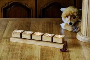 Nueva Llegada: Candelabros de Madera Hechos a Mano, Recuerdos Navideños, Regalos Personalizados para el Hogar, Hermosos y Grabados - Product Image 4