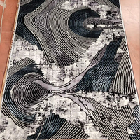 Maschinell Gefertigter Gewebter Jacquard Moderner Fell-Türkischer Teppich Hochwertige Gummiunterlage Antibakteriell Fleckbeständig Mittellanger Flor