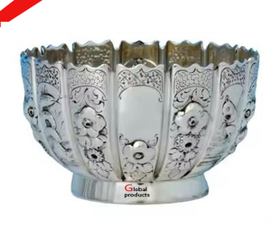 Tazón de chocolate de acero inoxidable de metal con acabado dorado de forma redonda para restaurante y bar de hotel - Product Image 2