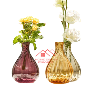 Latest Design Modern Home Decor Use Luxury Glass <b>Vase</b> for Home Hotel Decor Luxury Design Hot Selling Tabletop Decor Accessories - Product Image 5