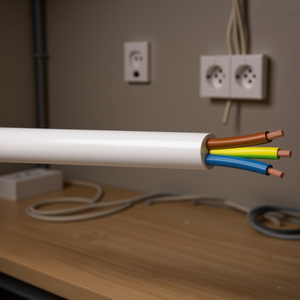 Cable de Alimentación Trifásico Blanco H05VV-F de 25m 3x1.5mmq PP0365 24 - Product Image 3