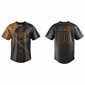 Uniformes Personalizados para Equipos de Béisbol, Camisetas con Nombre y Número Personalizados, Sublimación, Bordado, Impresión, Transpirables, 100% Poliéster - Product Image 4
