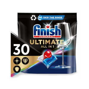 Tablettes lave-vaisselle Finish Ultimate Plus Powerball tout-en-un, paquet de 30 (taille populaire) - Product Image 1